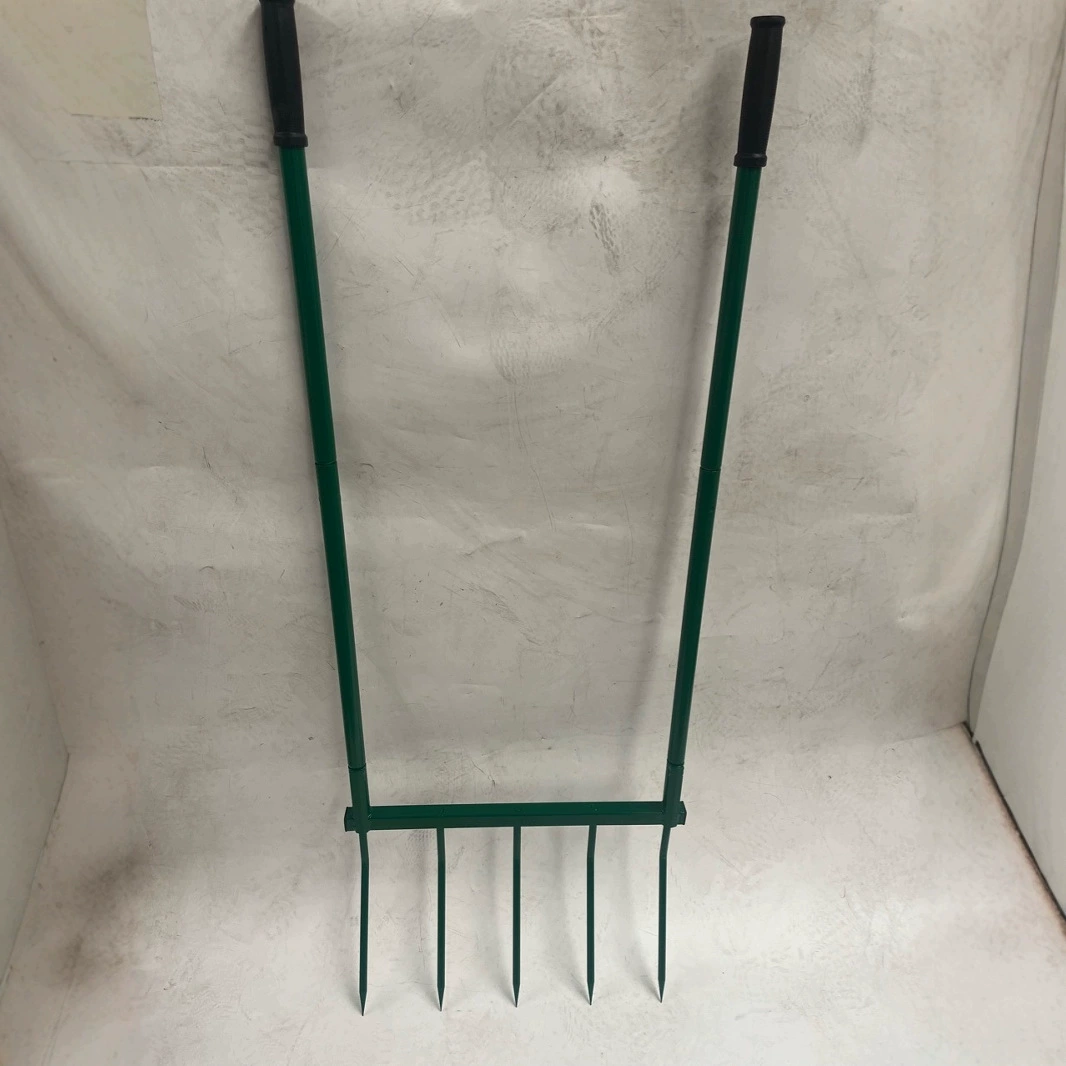 Садовая вилка для переворачивания почвы, вилка для уборки чеснока, батата и арахиса.