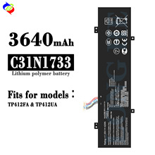 适用华硕TP412FA/TP412UA笔记本电池C31N1733工厂直销批发3640mah