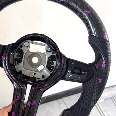 Fiber Steering Wheel with Patch: Steering wheel