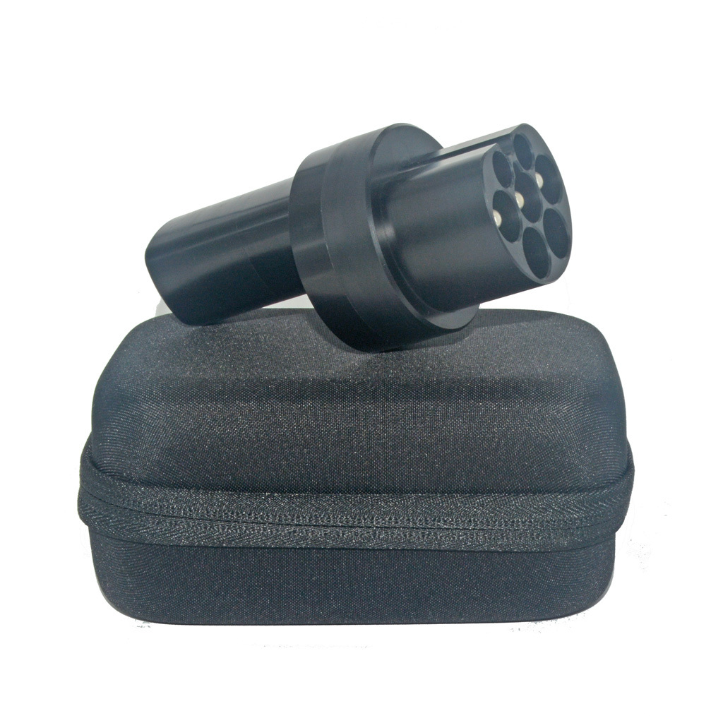 新能源特斯拉转换头欧标type2充电枪转TPC美规tesla电动汽车60A