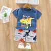 Children's vest, set, summer tank top, T-shirt, shorts, Korean style, children's clothing