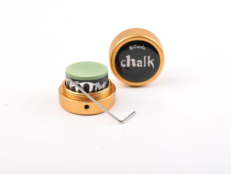 ラウンドメタルチョコレートパウダーボックス、チョコレートパウダーバッグ、チョコレートクリップ、ビリヤード用品アクセサリー、磁気吸引、Taom Green Ghostなど、ユニバーサル|undefined