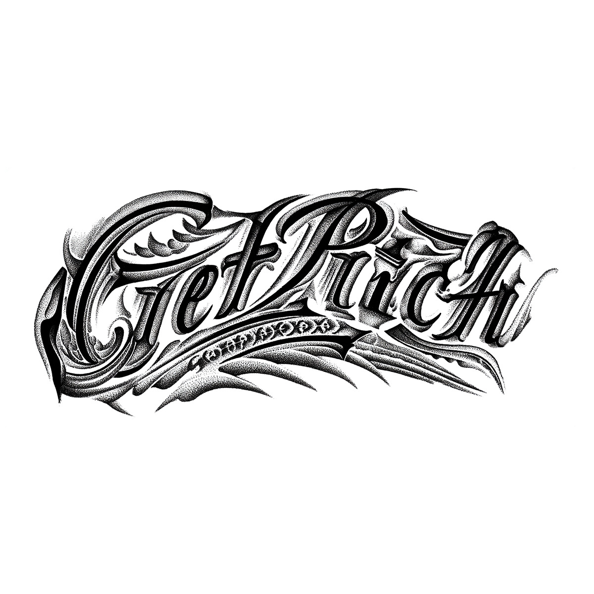 Adhesivos de tatuajes a base de hierbas con letras para hombres, impermeables y de larga duración, sin reflejos, tatuajes semipermanentes, personajes de flores, brazos y hombros femeninos