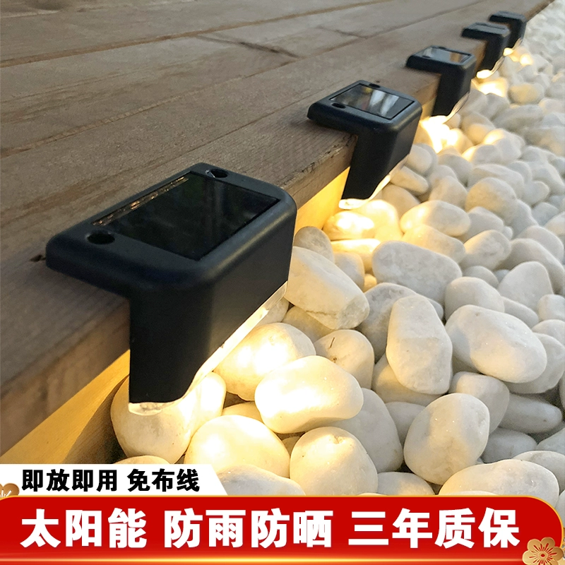 Солнечные уличные фонари для двора, ступеней, дома, сада, настенные светильники, домашние направляющие светильники, лестницы, водонепроницаемые, украшение для забора, экстерьер