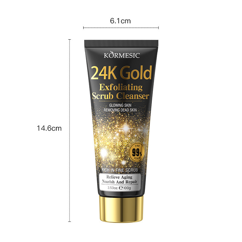 Limpiador Facial Exfoliante de Naranja VC KORMESIC para Cuidado Facial
