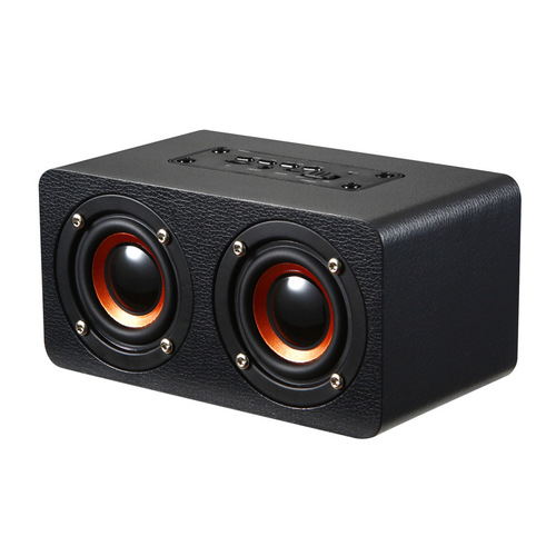 M5 Home Wooden Wireless Bluetooth Mini Speaker Phone Computer Desk Speaker LOGO Gift Colorful