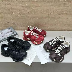 时尚八爪鱼厚底老爹鞋女2025夏季新款网面透气增高休闲运动鞋