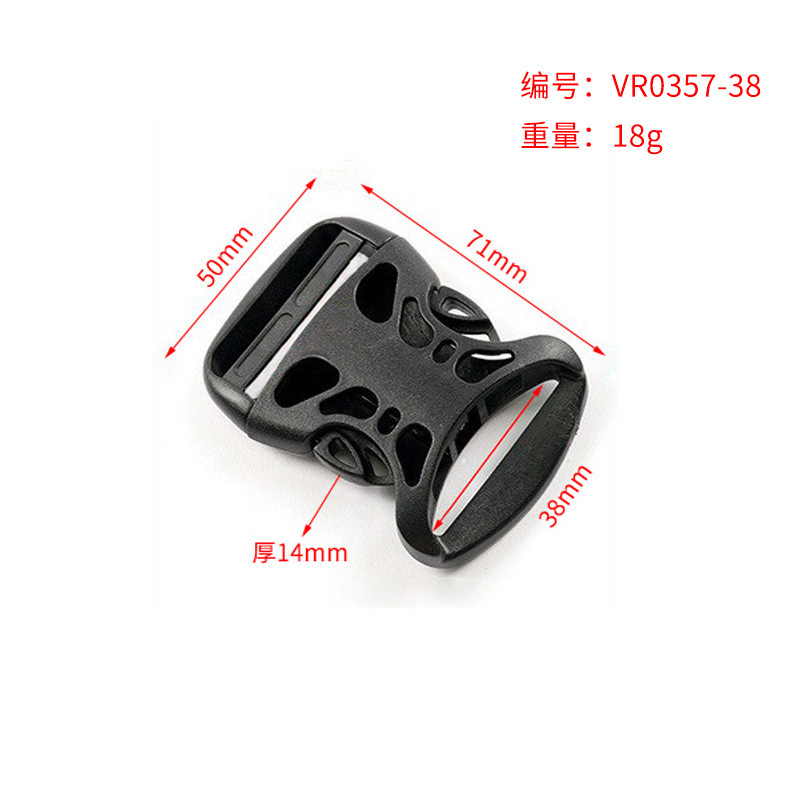 Bolsas de plástico prensas de prendas de vestir accesorios de fijación de banda perforada POM rana ajustable fijación de 20mm - 51mm image 10