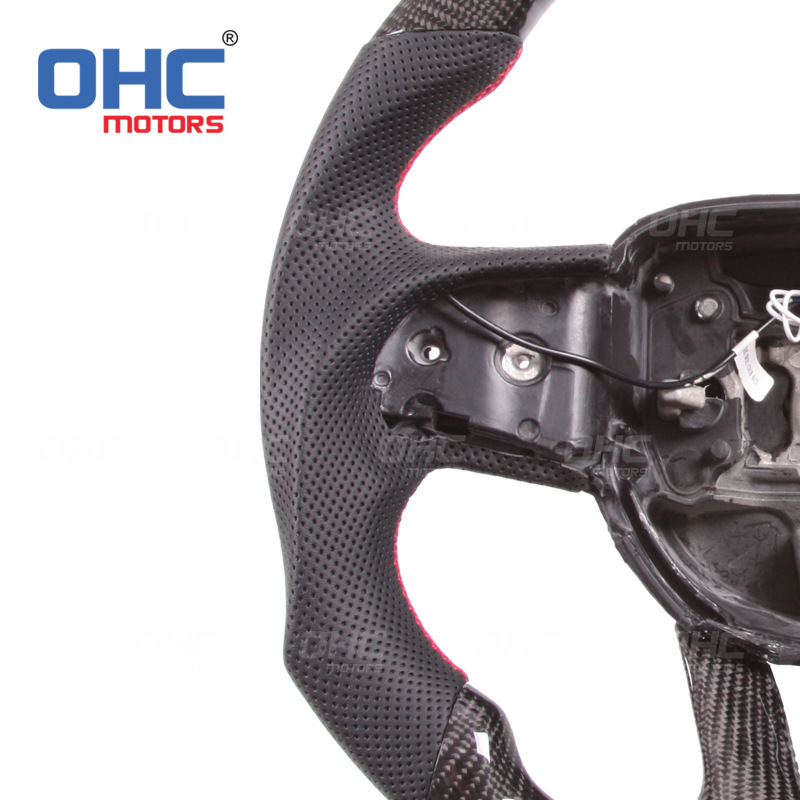 For 14-19 years dodge Charger Challenger SRT LED smart carbon fiber steering wheel modified dodge