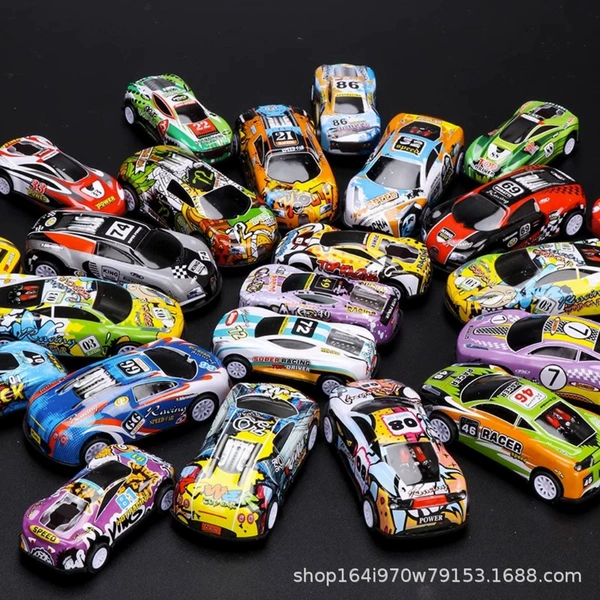 6.8cm iron pull-back car [mixed styles]