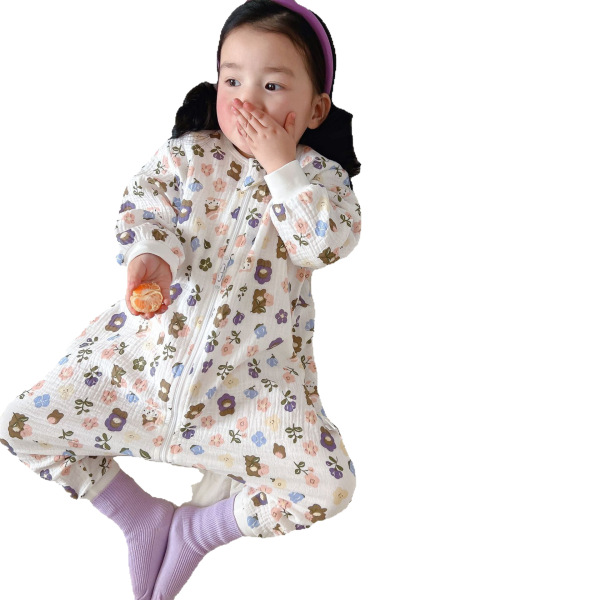 Summer children's thin gauze long-sleeve