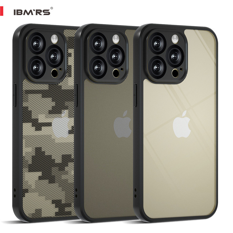 Ibmrs Is Suitable for Apple 13Promax/13Pro/13 Camouflage Anti-Fall Mobile Phone Case Military Grade Anti-Fall Soft Case