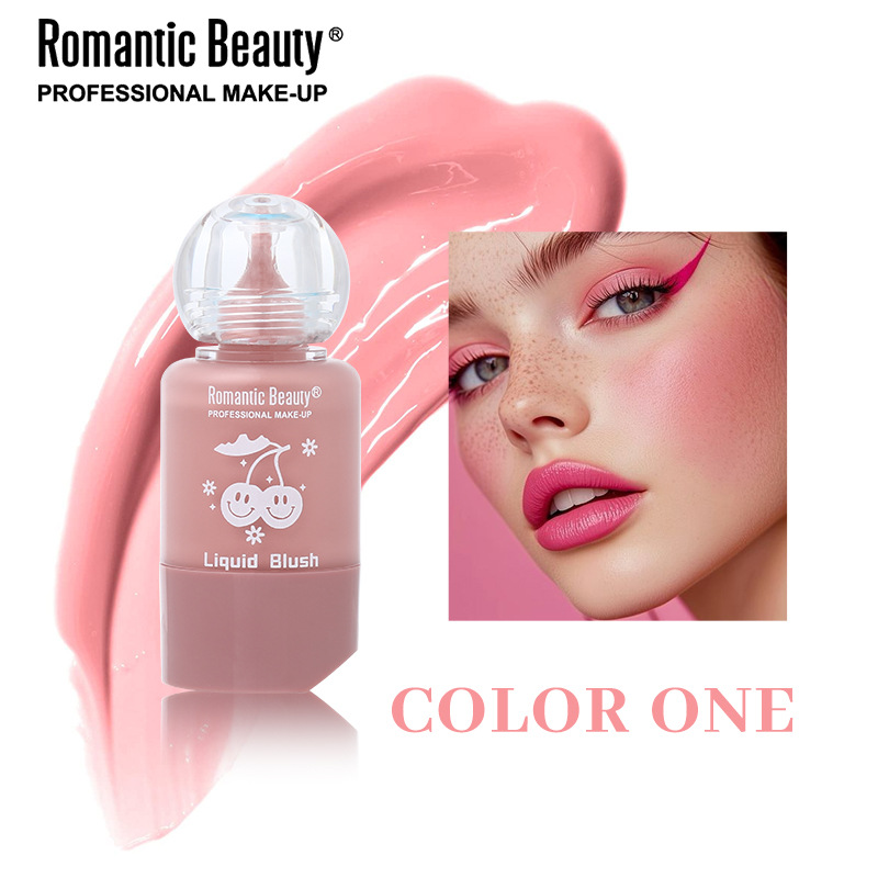 Blush líquido de agua transfronteriza burbuja blush natural coreano brillante rojas llenas maquillaje personalizado para mujeres