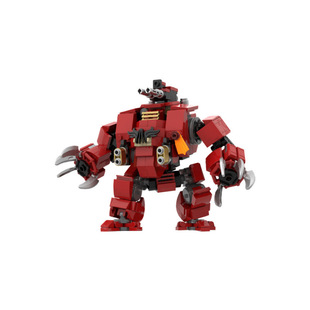 -175663 Fearless Brutalis Building Block Model Is Compatible with Lego Small Particle Assembled Building Blocks in Bags