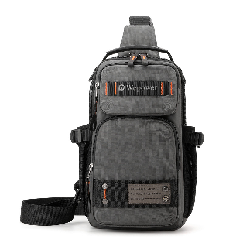 WEPOWER nueva moda para hombres bolso de pecho multifuncional mochila pequeña mochila al aire libre mochila de hombro
