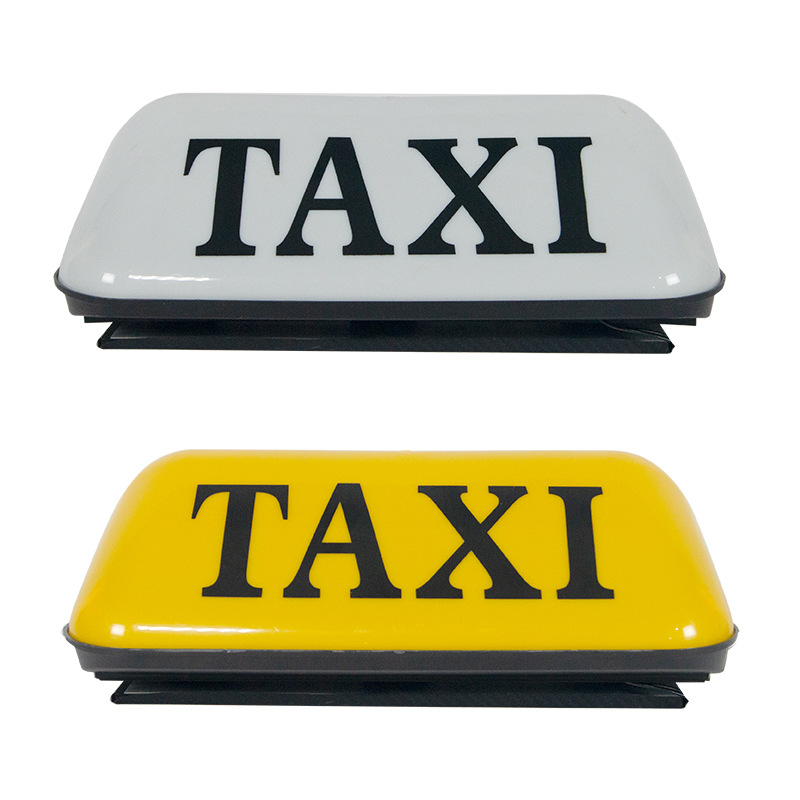外贸跨境taxi灯磁吸固定12V的士灯防水耐晒出租顶灯大号TAXI灯详情6