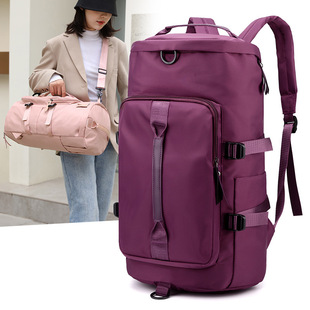 Spot New Large Capacity Travel Bag Multifunctional Portable Shoulder Bag Sports Shoulder Bag Dry and Wet Separate Gym Bag