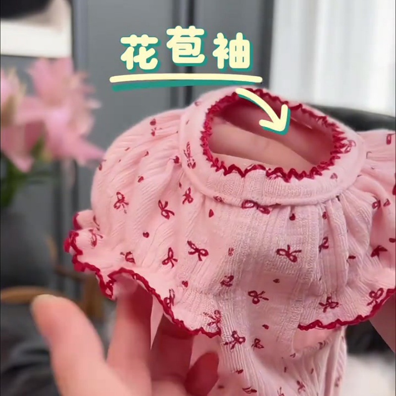 Ropa de mascotas otoño y invierno nuevo chaleco de manga de burbuja elástica todo incluido abrigo de abdomen para perros que osos Teddy ropa para el hogar