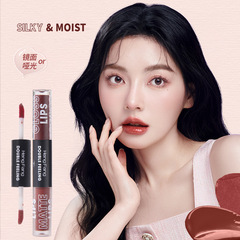 Hengfang Double Head Lip Gloss Moisturizing Matte Lipstick Long Lasting White Lipstick Easy to Apply 