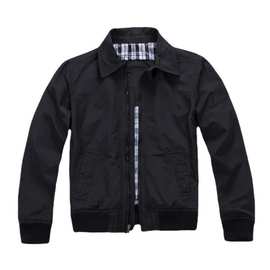 秋冬季新款男装休闲夹克外套男潮时尚翻领棉袄水洗棉上衣一件代发