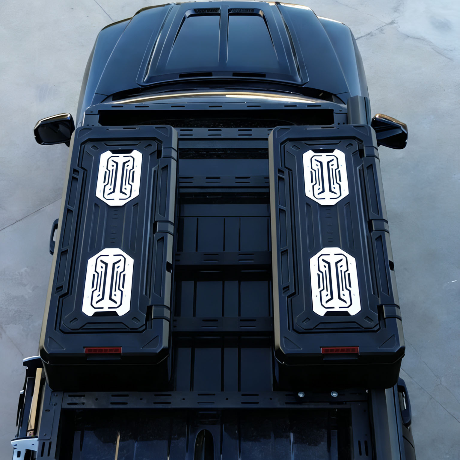 Speedy Car Roof Storage Box Explosion-Proof Box Three-Proof Box Storage 1.2m Large Capacity Suv Off-Road Vehicle Pickup Truck