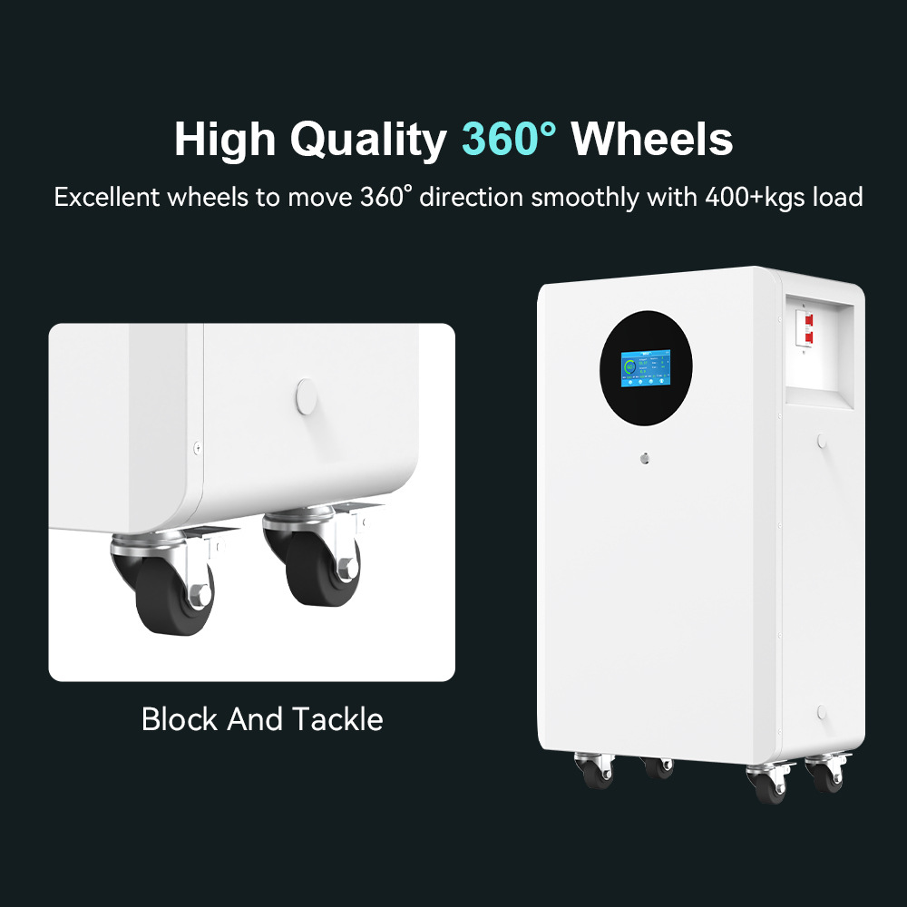 51.2V280Ah壁挂式家庭储能锂电池15kw磷酸铁系统电源磷酸铁锂