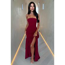 A 74340 Straps Ruffle Hem Dress Ĩ������ȹ �羳ŷ��