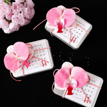 结婚喜糖盒2025新款蝴蝶兰免折叠铁盒订婚礼感伴手礼桌糖盒子