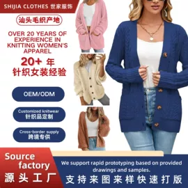 女式针织衫;连衣裙;女式马甲