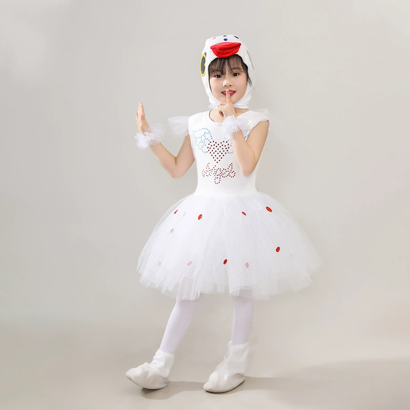 Детский костюм (B.Duck) дизайн утка и цыпленок, шляпа/ободок, размеры 110–160 см