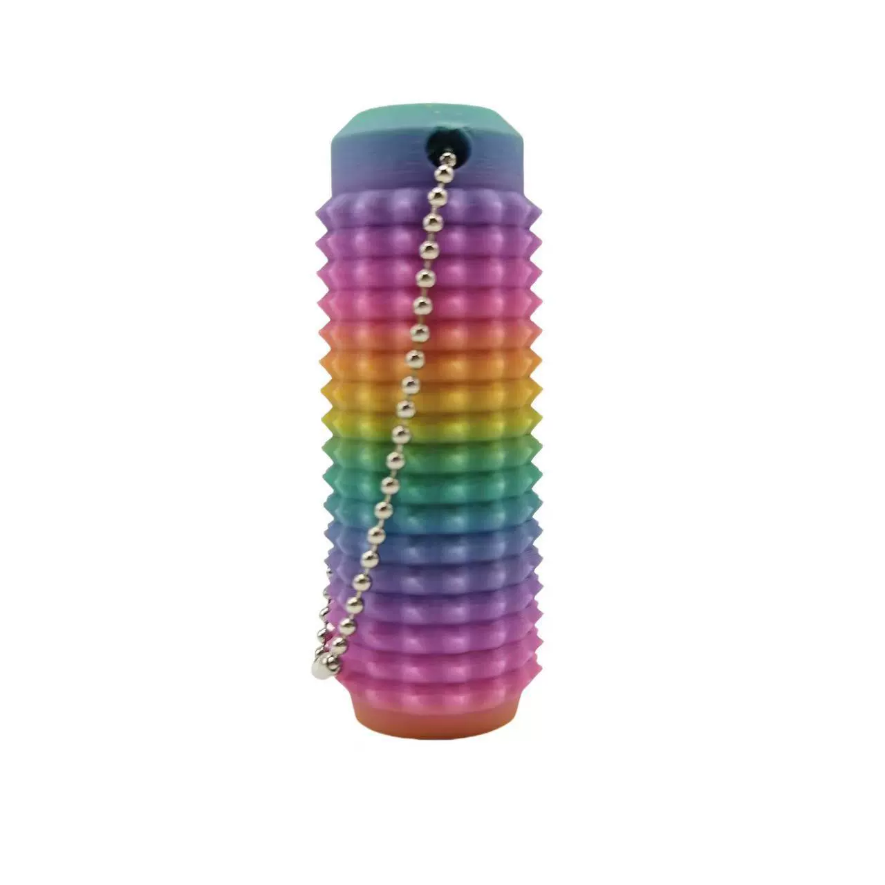3D打印跨境SpikyGrippie Stim Keychain按摩解压钥匙扣3D打印玩具