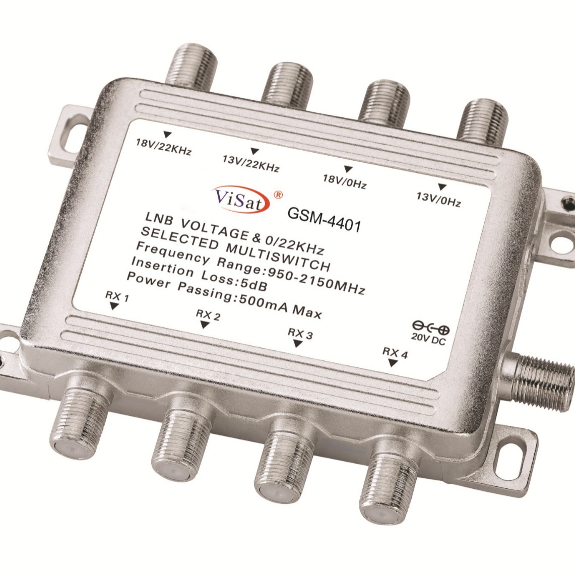 멀티 스위치 스위치 스위치 950-2150MHZ 위성 신호 3 인 및 8 아웃