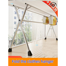 laundry rack clothes hanger clothesline pole folding drying