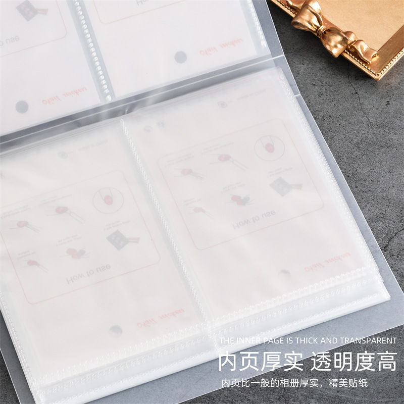 Libro de almacenamiento de pegatinas de uñas transfronterizo minimalista álbum Nail Salon Supplies herramientas calcomanías de uñas de almacenamiento de pantalla libro