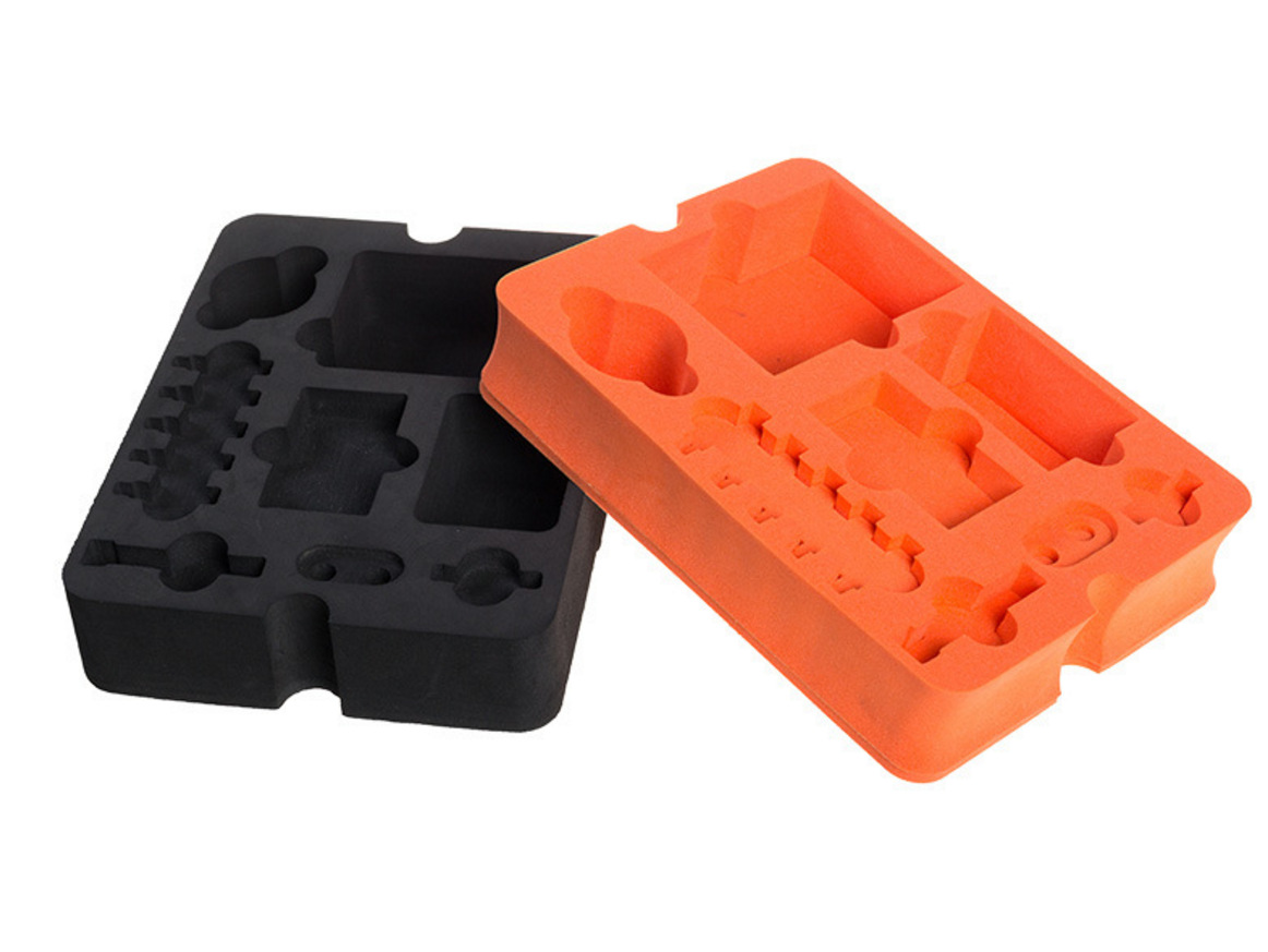 厂家供应EVA内衬EVA海绵防震海绵挖槽泡棉冲压雕刻成型