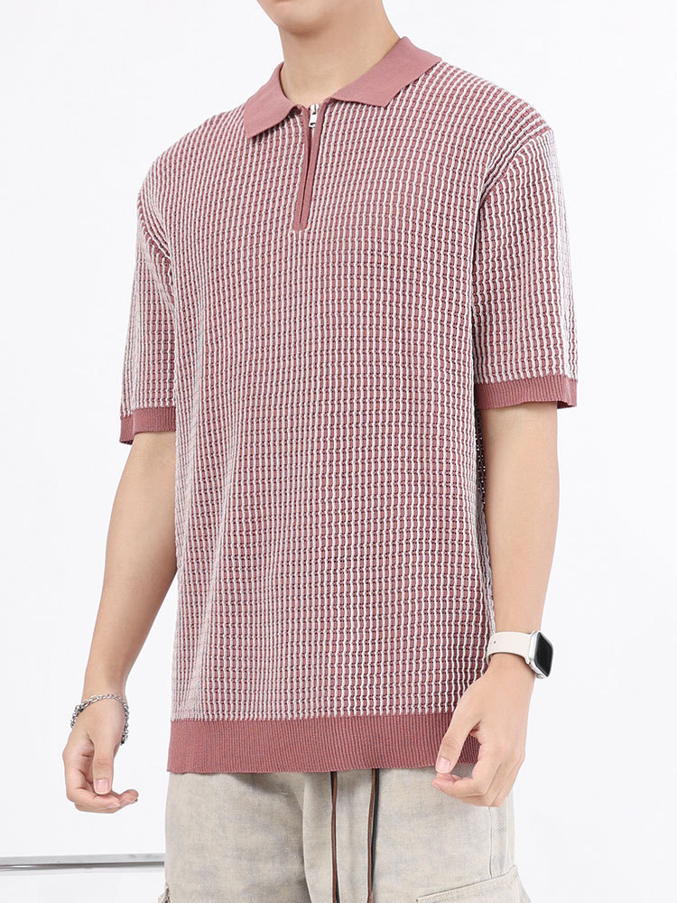 Camiseta de polo de hielo de alto nivel para hombres Europa y América transfronteriza de verano de negocios de hombre casual camiseta de manga corta