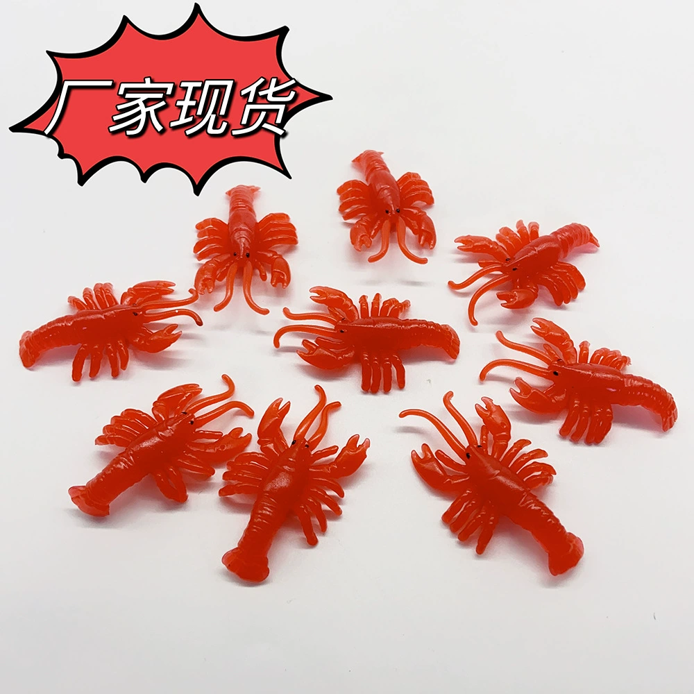 Фабрика Прямая Защита окружающей среды моделирование смешанных цветов плавающая рыба Рыболовная игрушка Лобстер Япония Тайвань детская Рыбалка маленькое животное