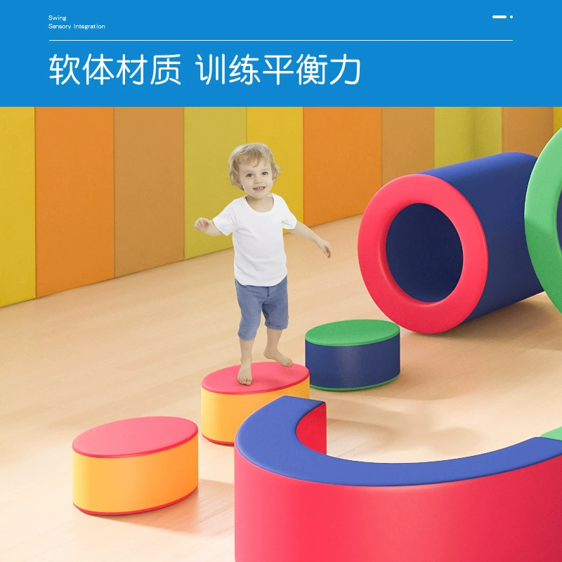  Rainbow toy for kindergarten, equipment sensorics for training, early education