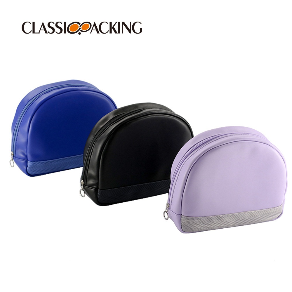 Moderno simple pu material cosmético bolsa de almacenamiento impermeable bolsa de lavado coreano ins estilo cosmético bolsa se puede imprimir registro