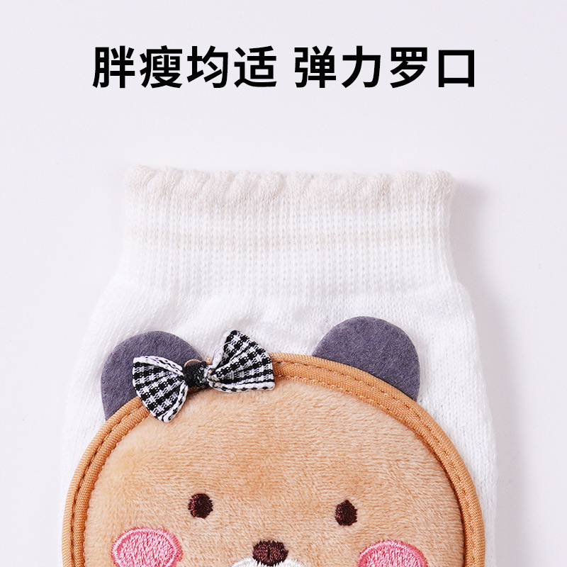 Cubierta de la almohadilla de la rodilla para niños bebé gateando niño infantil resistente a la caída para caminar engrosado verano codo pad niños niñas medianas y grandes