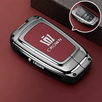 Static Rod/Key Bag Land Key Cover 2024/25 - type-a-key-red-leather-single-shell