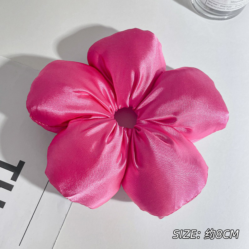 2025 nueva mujer otoño invierno francés tela retrógrada anillo de cabello intestino grueso sensación de alta seda anillo de cabello gran joyas de cabello