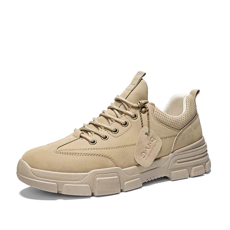 Zapatos de trabajo para hombres primavera 2024 nuevos zapatos de hombre antideslizante y desgaste zapatos de trabajo para hombres zapatos de patinaje casuales para el sitio de construcción