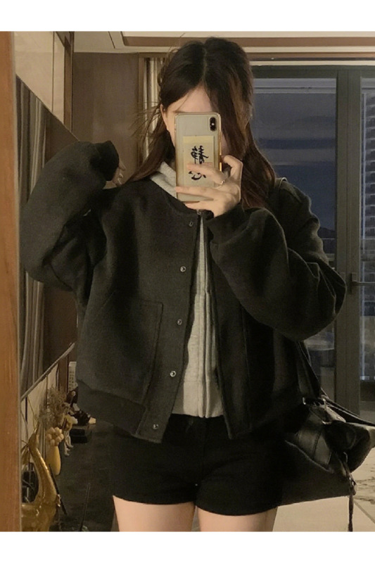 短款棒球服外套女2025秋季新款女装休闲美式小个子卫衣韩系夹克新|undefined
