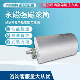 永磁强磁滚筒半磁滚筒全磁磁滚筒输送带专用磁滚筒强磁辊高效