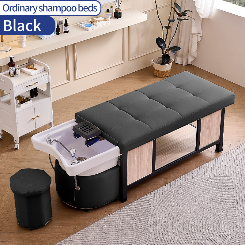 Cerámica cuenca - grafito negro - cama de lavado de cabello