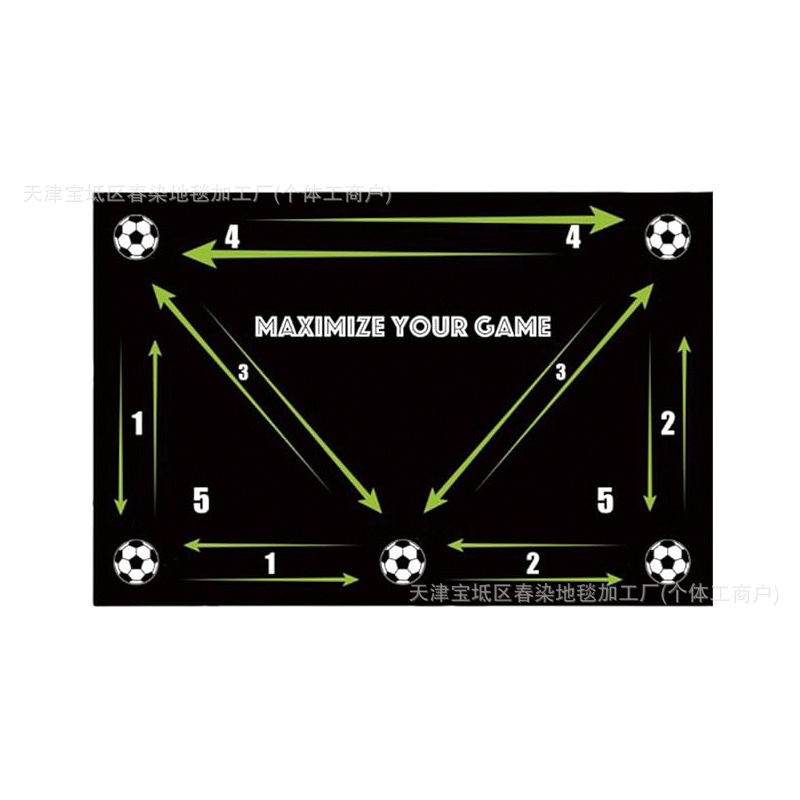 almohadilla de entrenamiento de fútbol antideslizante y reducción de ruido almohadilla de entrenamiento de alfombra para niños de fútbol mini almohadilla de entrenamiento de fútbol en el hogar