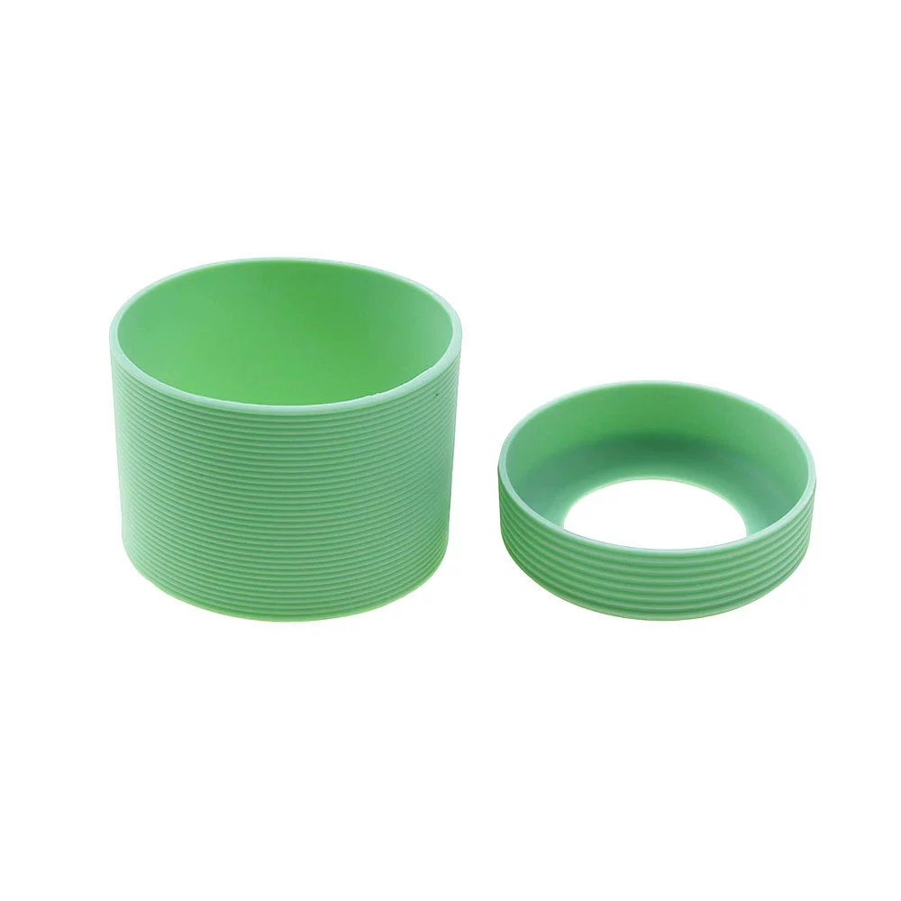 Glass, silicone non-slip protective case, 9.5cm, anti-scald