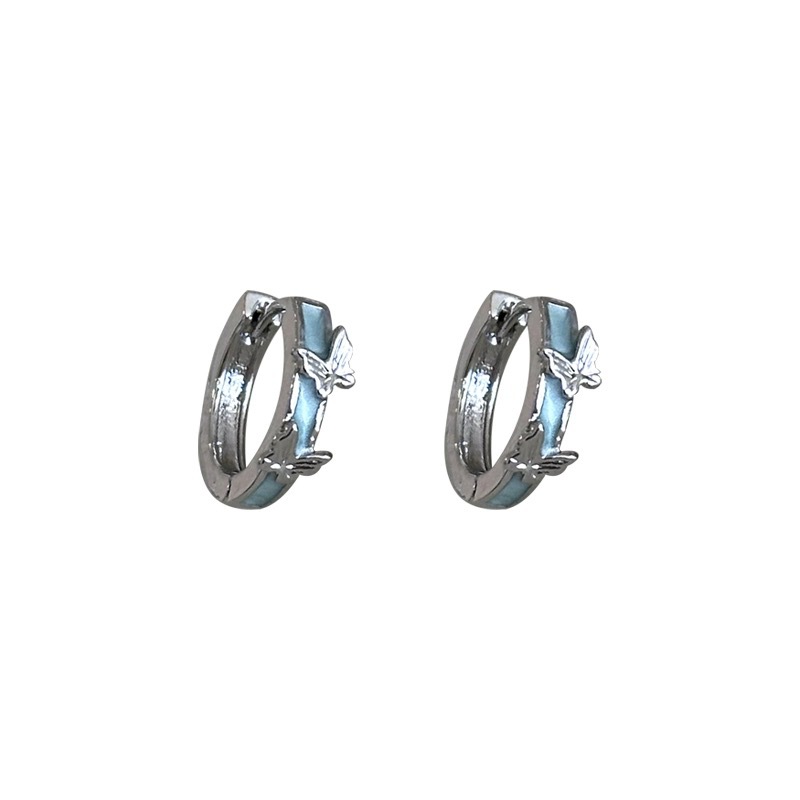 Green sophisticated cute elegant fashionable trend earrings