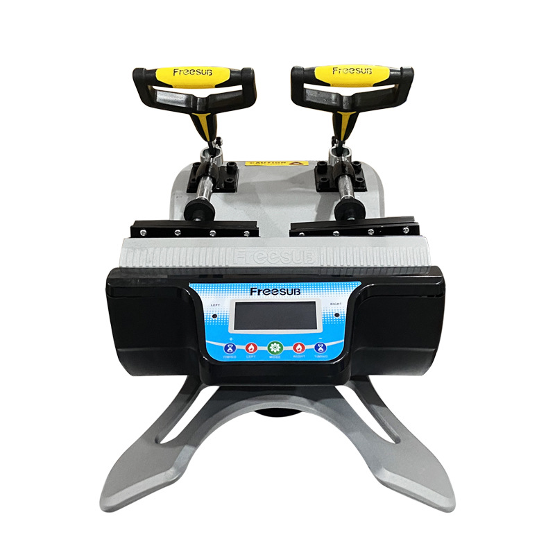 Máquina de impresión de transferencia de calor multifunción que cambia de color Máquina de prensa de calor de taza de transferencia de calor de doble estación Máquina de taza de hornear máquina de prensa de calor